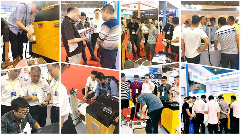 Laser rust removal of metal surface Laser rust removal of metal surface