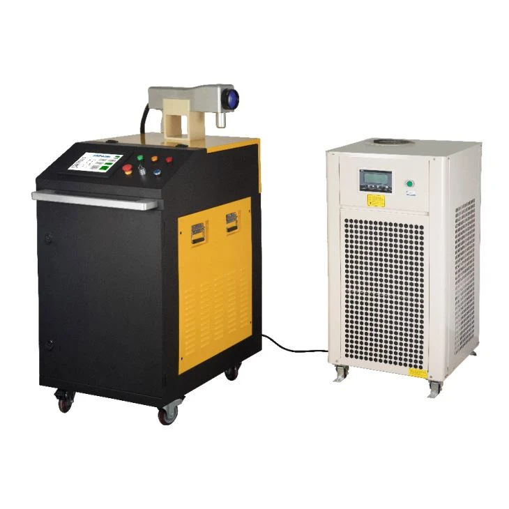 500W vlákno laserové odstránenie hrdze pre čistenie gumy