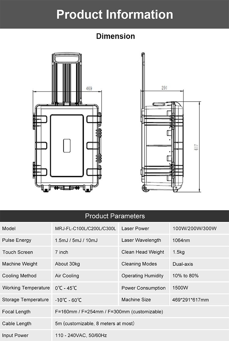 Compact Laser Cleaning Machine Compact Laser Cleaning Machine